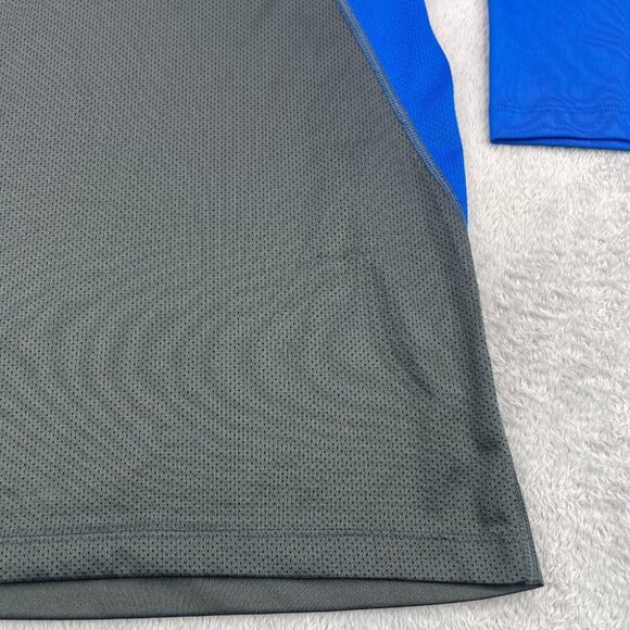 Nike Pro Combat Ken Griffey Baseball Shirt Fitted Mens Medium Blue 3/4 Swimgman - Picture 12 of 15